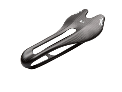 GELU Saddle F-1 Carbon | 3K matte white
