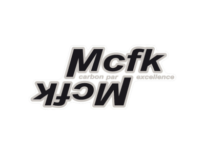 MCFK Aufkleber für Vorbau schwarz transparent (Outlines), 1,90 €
