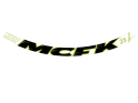 MCFK Sticker for rims | Gravel | 27,5" black transparent (Outlines)