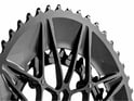 ABSOLUTE BLACK Chainring Direct Mount Cannondale Spidering Oval Road 2-speed | black 50-34 Teeth