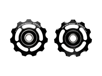 CERAMICSPEED Pulley Wheels Aluminum | 11 Teeth for Shimano 11-speed black