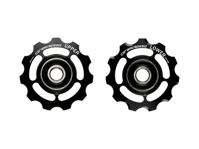 CERAMICSPEED Pulley Wheels Aluminum | 11 Teeth for Shimano 11-speed red