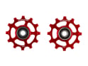 CERAMICSPEED Pulley Wheels Aluminum | 12 Teeth SRAM Road AXS 12-speed  red