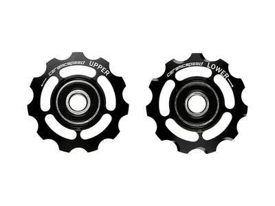 CERAMICSPEED Pulley Wheels Aluminum | 11 Teeth for Campagnolo 11-speed  red