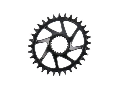 GARBARUK Kettenblatt Melon oval Direct Mount | 1-fach narrow-wide Shimano M7100/M8100 | schwarz 30 Zähne