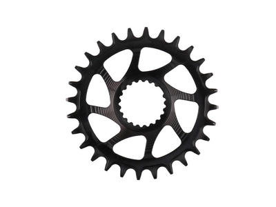 GARBARUK Kettenblatt Round Direct Mount | 1-fach narrow-wide Shimano M7100/M8100 | schwarz 28 Zhne