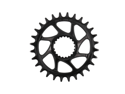 GARBARUK Kettenblatt Round Direct Mount | 1-fach narrow-wide Shimano M7100/M8100 | schwarz 36 Zähne