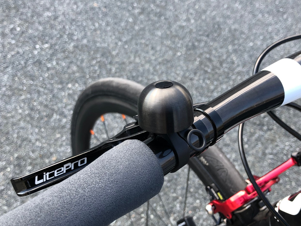 spurcycle bike bell black