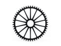 GARBARUK Chainring Round Direct Mount | 1-speed narrow-wide Easton CINCH | 50 Teeth orange