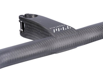 THM CARBONES Stem-Handlebar-Unit Frontale Carbon Road | 440 mm 100 mm