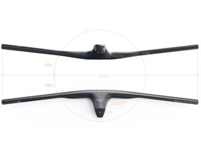GEMINI Prpus XC Vorbau-Lenker-Einheit 12K Carbon matt | 740 mm