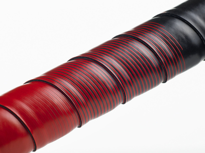FIZIK Lenkerband Vento Microtex Tacky Bicolor 2,0 mm | Color Print schwarz / celeste