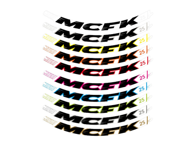 MCFK Aufkleber fr Felgen | Gravel 45 mm | 28