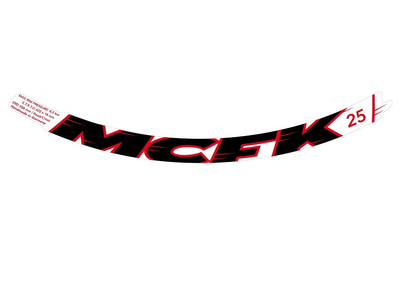 MCFK Aufkleber für Felgen | Gravel 45 mm | 28