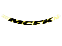 MCFK Aufkleber für Felgen | Gravel 45 mm | 28" silber