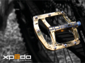 XPEDO flat pedals SPRY | gold slick