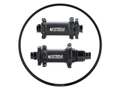 R2BIKE Wheelset 29" XC DC | Carbon-Ti MTB Straightpull 6-Hole Hubs | Duke Aluminum Rims