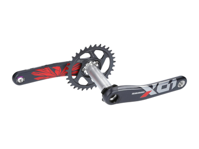 SRAM X01 Eagle DUB Crank 1x12 | X-SYNC 2 Direct Mount Chainring 32 teeth BOOST | red 175 mm