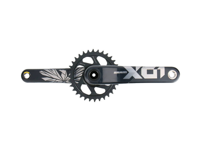 SRAM X01 Eagle DUB Kurbel 1x12 | X-SYNC 2 Direct Mount Kettenblatt 32 Zhne SuperBOOST+ | schwarz 175 mm
