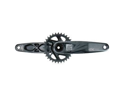 SRAM GX Eagle DUB Fatbike Kurbel 1x12 | FAT4 X-SYNC 2 Direct Mount Kettenblatt 30 Zhne | lunar-grau 170 mm