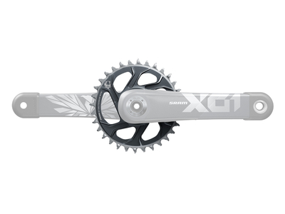 SRAM X-SYNC 2 XX1 | X01 Eagle Direct Mount Chainring 12-speed 3 mm Offset BOOST lunar-grey