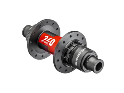 DT SWISS Hinterradnabe 240 EXP Classic Non Disc 5x130 mm Schnellspanner | Freilauf SRAM XDR 24 Loch