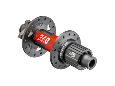 DT SWISS Rear Hub 240 EXP Classic 6-Hole 12x148 mm BOOST Thru Axle | Freehub Shimano Micro Spline 28 Holes