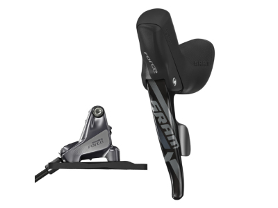 SRAM Force 1 Brakelever left | Dropper Actuator incl. hydraulic Disc Brake black | Flat Mount Rearbrake