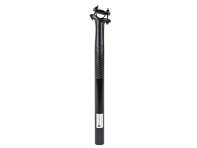 BIKE AHEAD COMPOSITES seatpost THE Straight Carbon 31,6 mm 3K-optics 350 mm
