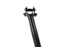 BIKE AHEAD COMPOSITES seatpost THE Straight Carbon 31,6 mm 3K-optics 400 mm