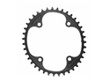 ABSOLUTE BLACK Chainring Premium Oval Road 2-speed BCD 112 4 Hole | Campagnolo Crank | black inner Ring 39 Teeth