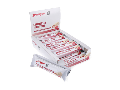 SPONSER Proteinriegel Crunchy Protein Raspberry | 12 Riegel Box