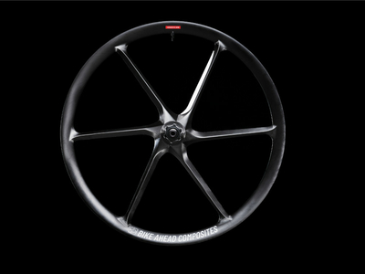 BIKE AHEAD COMPOSITES rear wheel 28" Biturbo Road Disc Carbon Clincher 5x135 mm Quick Release 11-, 12-speed Shimano Road