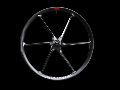 BIKE AHEAD COMPOSITES rear wheel 28" Biturbo Road Disc Carbon Clincher 12x142 mm Thru Axle 12-speed Shimano Micro Spline