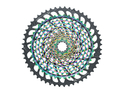 WEAR SET 12-speed SRAM XX1 Eagle rainbow Cassette X-Dome XG-1299 10-52 Teeth + SRAM XX1 Eagle rainbow Chain PC 1290 126 links