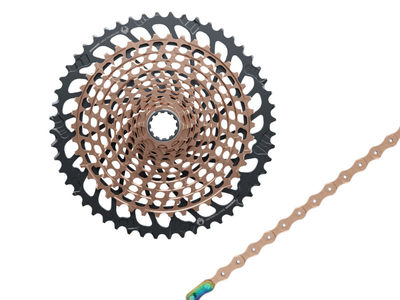 WEAR SET 12-speed SRAM XX1 Eagle copper Cassette X-Dome...