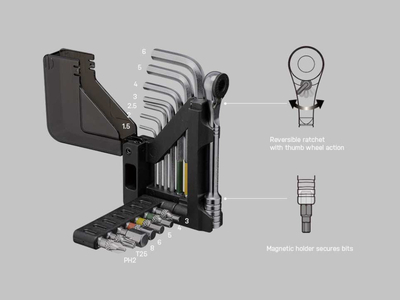 TOPEAK Multitool Omni ToolCard | 15 Functions