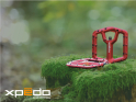XPEDO Pedals TRIDENT red