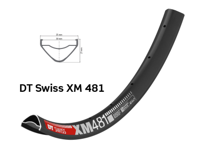 Laufradsatz 29 TR AM EN | DT Swiss 240 EXP MTB 6-Loch Naben | DT Swiss Aluminium Felgen