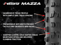 VITTORIA Reifen Mazza Enduro + Trail 29 x 2,4 TNT Graphene 2.0 4C schwarz / anthrazit