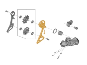 SHIMANO Rear Derailleur Cage outer Plate short Cage |...