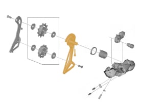 SHIMANO Rear Derailleur Cage outer Plate short Cage |...