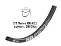 Laufradsatz 28" Disc RR | Carbon-Ti Road Straightpull Center Lock Naben | DT Swiss Aluminium Felgen