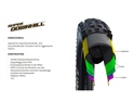 SCHWALBE Tire Big Betty 29 x 2,40 Super Downhill ADDIX Ultra Soft EVO SnakeSkin TLE