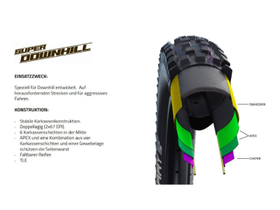 SCHWALBE Reifen Magic Mary 27,5 x 2,40 Super Downhill ADDIX
