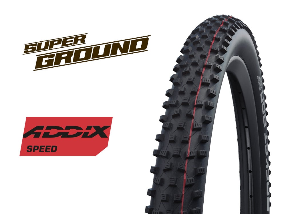シュワルベ　エヴォリューション　ロックレーザー　27.5×2.35 Schwalbe Rocket Ron Folding Tire - Evolution | Addix Speed | Super