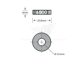 WHEELS MFG Over Axle Einpressadapter | 6000