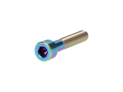 Titanium Screw M6x35 cylindrical oil slick