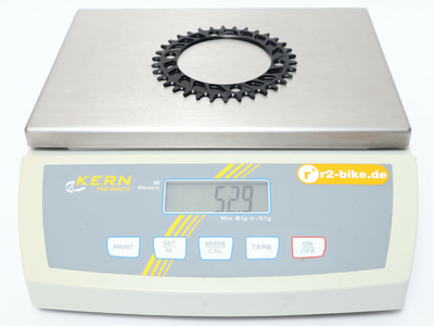 ROTOR Powermeter Set | PowerPack MTB INSpider | Kapic Carbon Kurbel 1-fach NoQ-Ring | Round 170 mm 36 Zähne