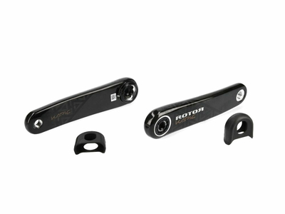 ROTOR Powermeter Set | PowerPack MTB INSpider | Kapic Carbon Kurbel 1-fach NoQ-Ring | Round 175 mm 34 Zhne